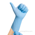 Gants de laboratoire de laboratoire de caoutchouc de nitrile sans poudre de chimio